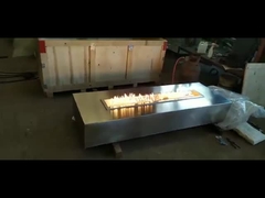 Fogo exteriores Pit Table For Backyard de aço inoxidável da Multi-função 304 retangulares