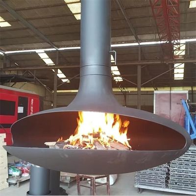 Stove Suspended decorative wood fireplaces indoor  hanging indoor
